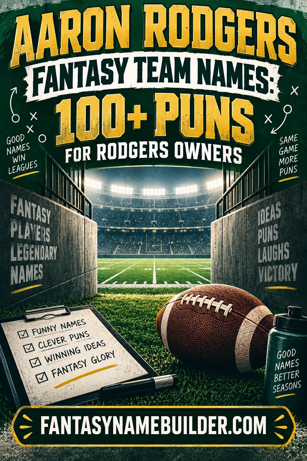 Aaron Rodgers Fantasy Team Names: 100+ Puns for Rodgers Owners