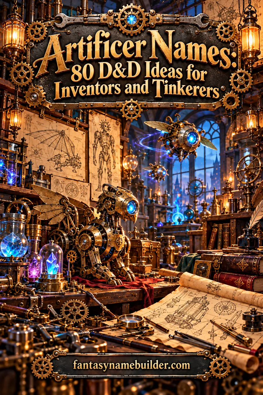 Artificer Names: 80 D&D Ideas for Inventors and Tinkerers