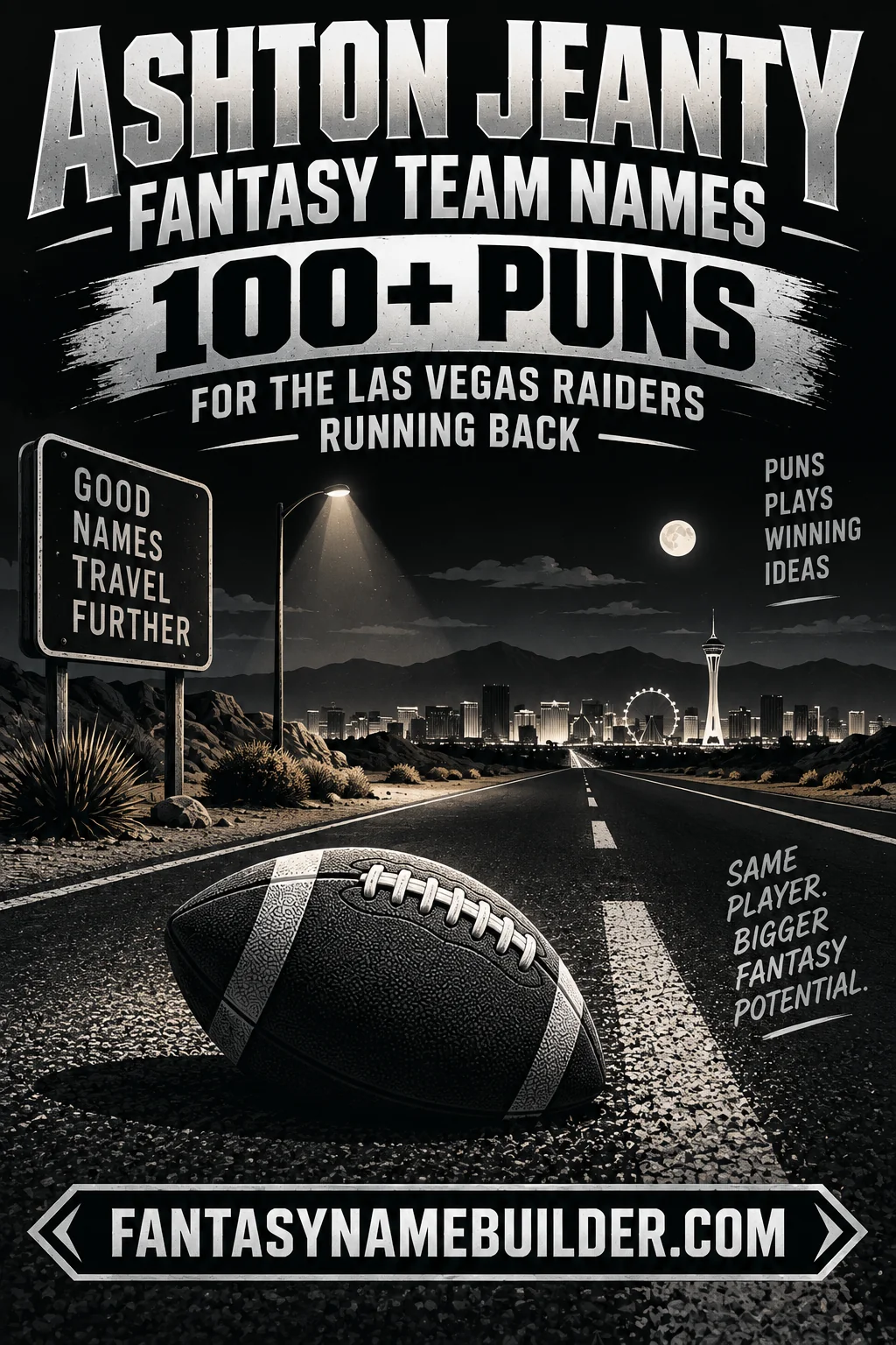 Ashton Jeanty Fantasy Team Names: 100+ Puns for the Las Vegas Raiders Running Back