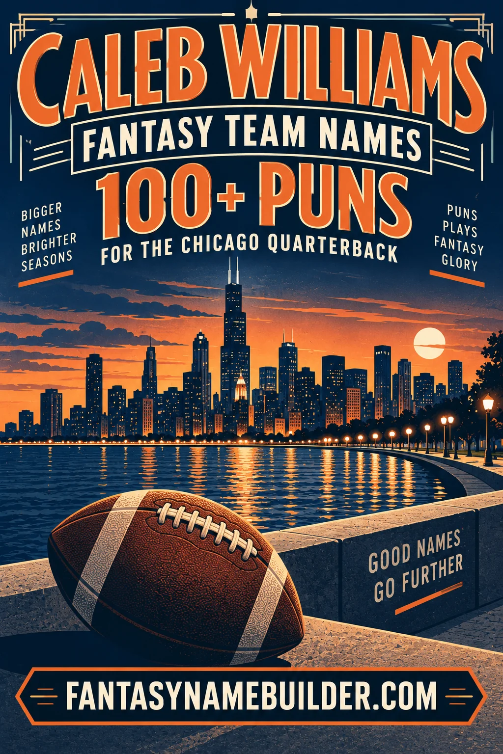 Caleb Williams Fantasy Team Names: 100+ Puns for the Chicago Quarterback