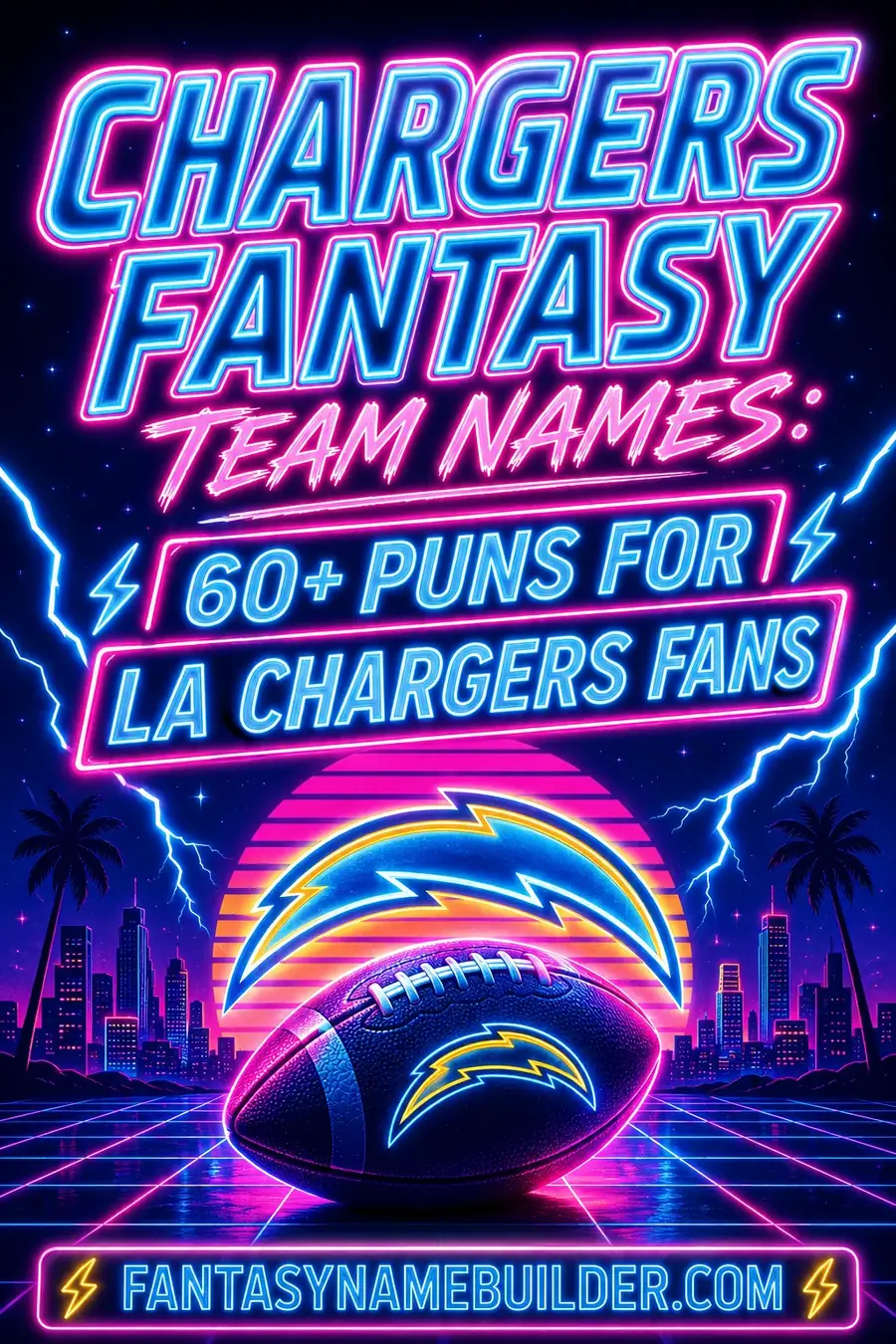 Chargers Fantasy Team Names: 60+ Puns for LA Chargers Fans