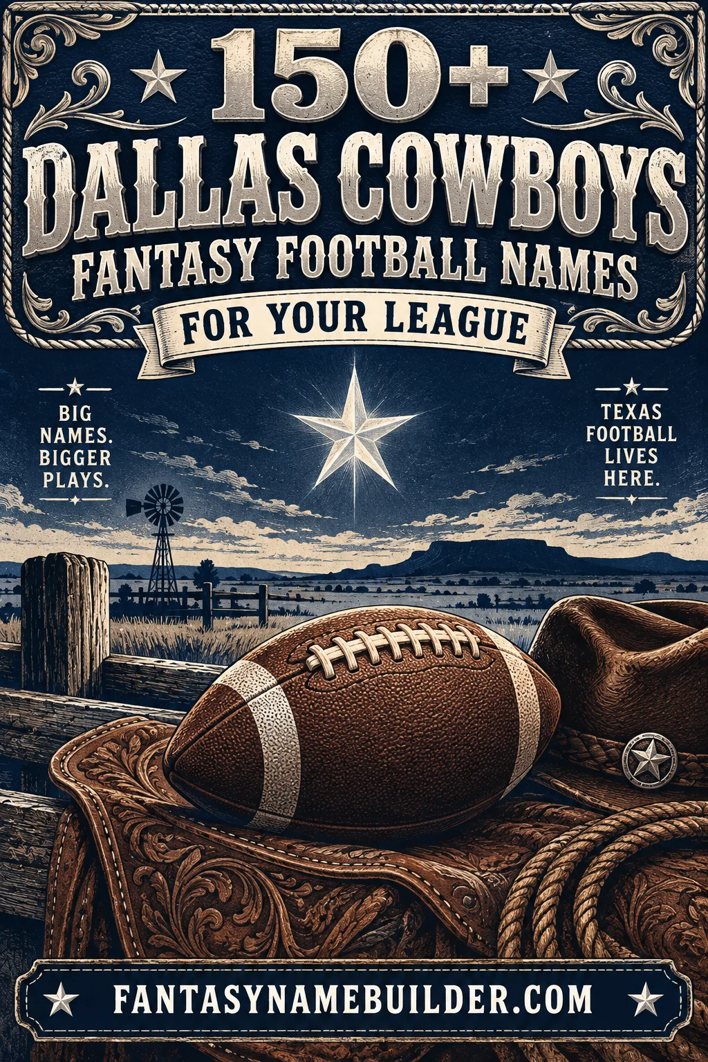 150+ Dallas Cowboys Fantasy Football Names for Your League