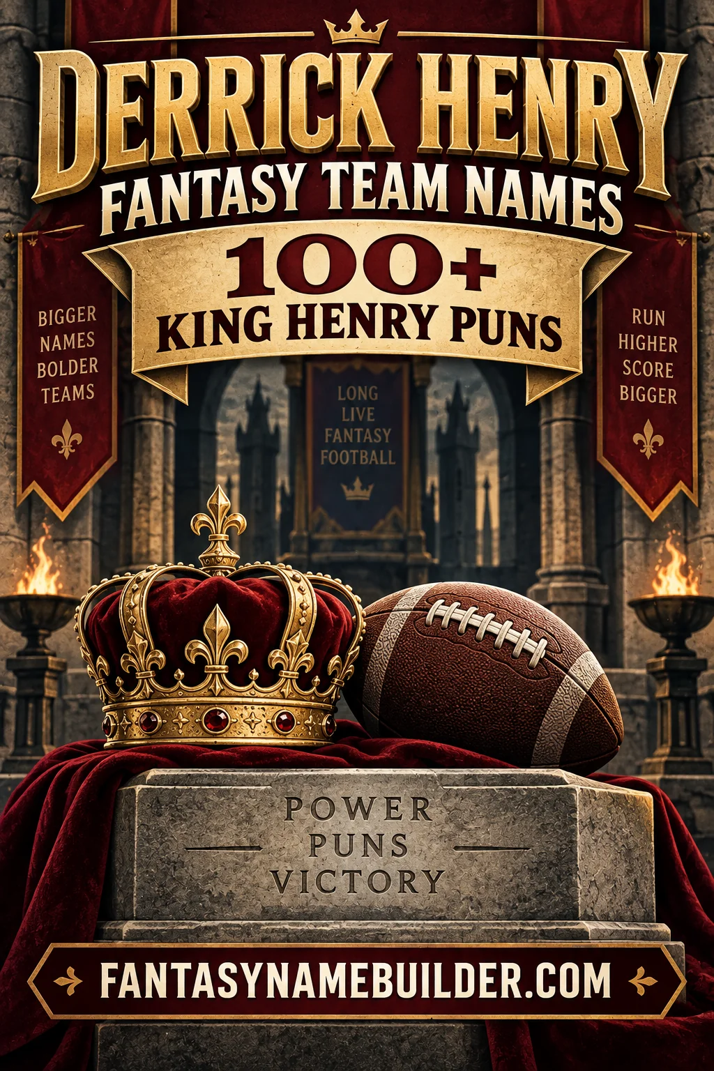 Derrick Henry Fantasy Team Names: 100+ King Henry Puns