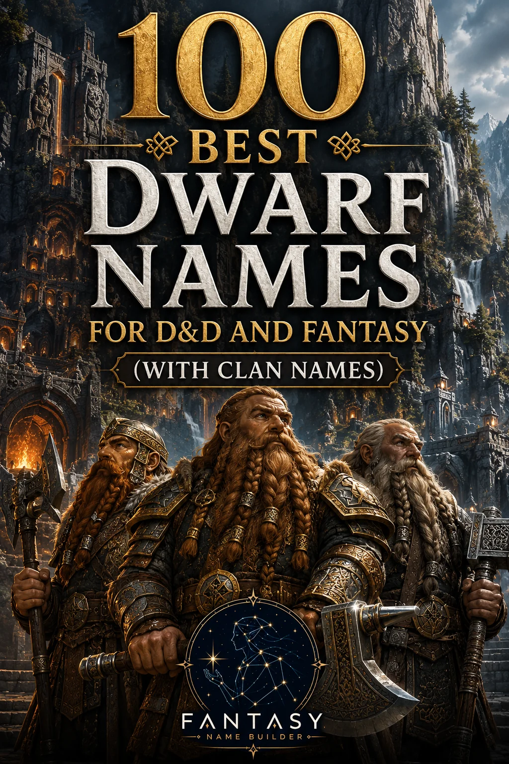 Dwarf Names: 100 Bold & Sturdy Ideas for Fantasy and D&D