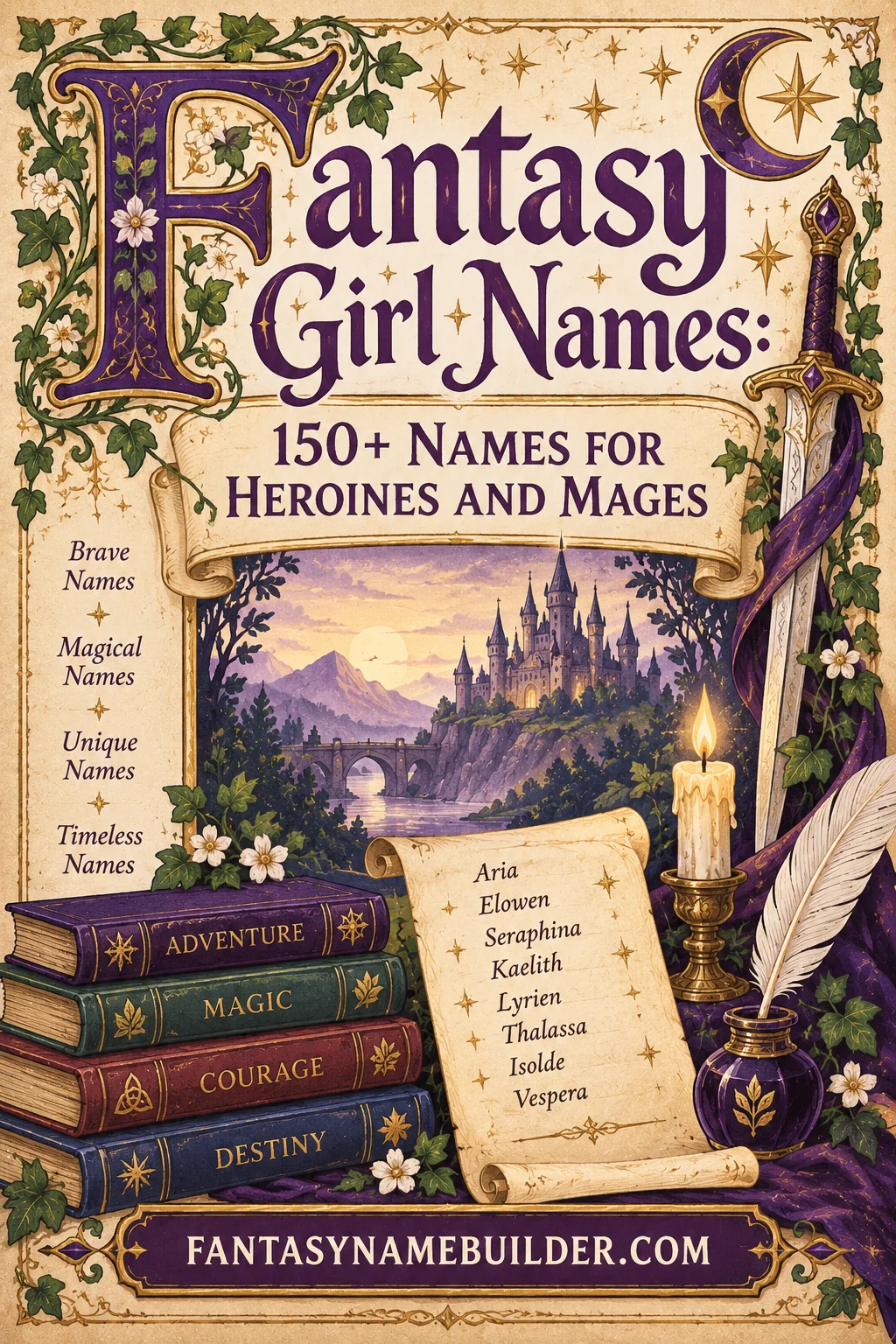Fantasy Girl Names: 150+ Names for Heroines and Mages