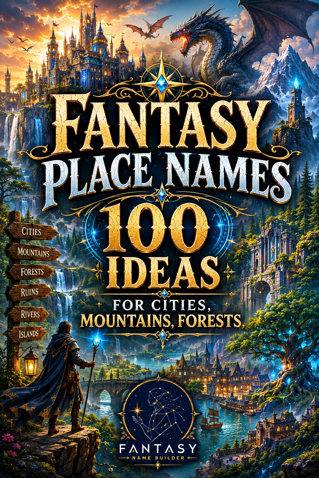 Fantasy Place Names: 100 Evocative Ideas for Maps & Locations