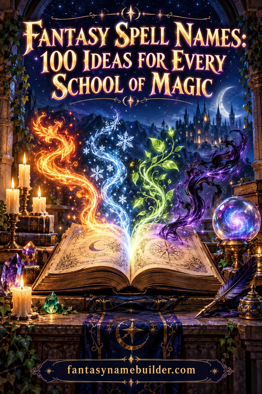 Fantasy Spell Names: 100 Ideas for Every School of Magic
