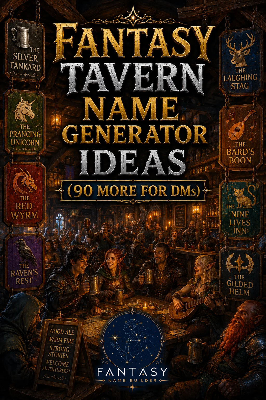 Fantasy Tavern Names: 100 Cozy & Colorful Ideas for Worldbuilding
