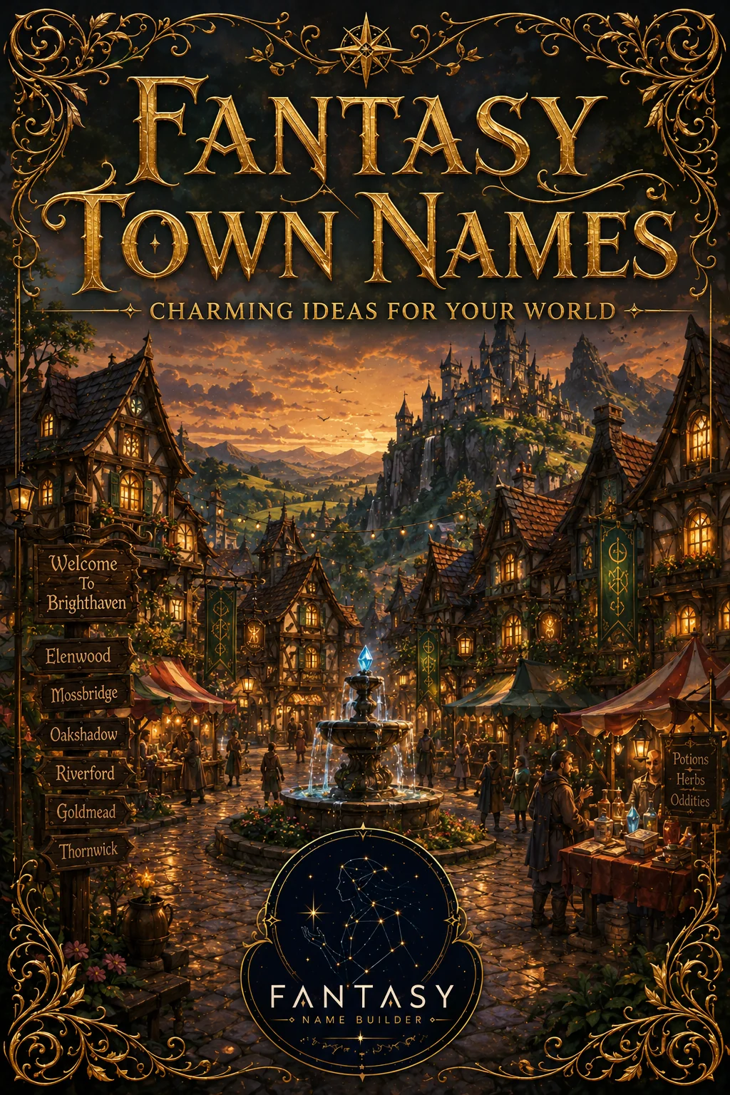 Fantasy Town Names: 100 Cozy & Rustic Ideas for Worldbuilding