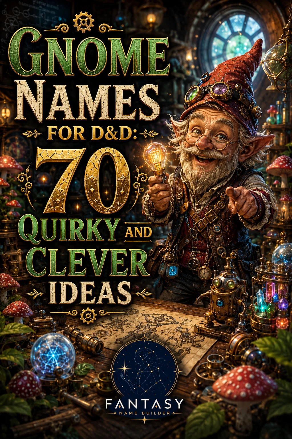 Gnome Names: 90 Quirky & Clever Ideas for D&D and Fantasy