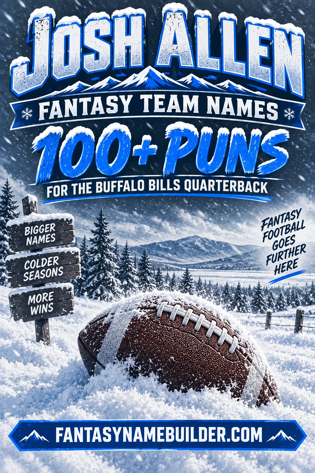 Josh Allen Fantasy Team Names: 100+ Puns for the Buffalo Bills Quarterback
