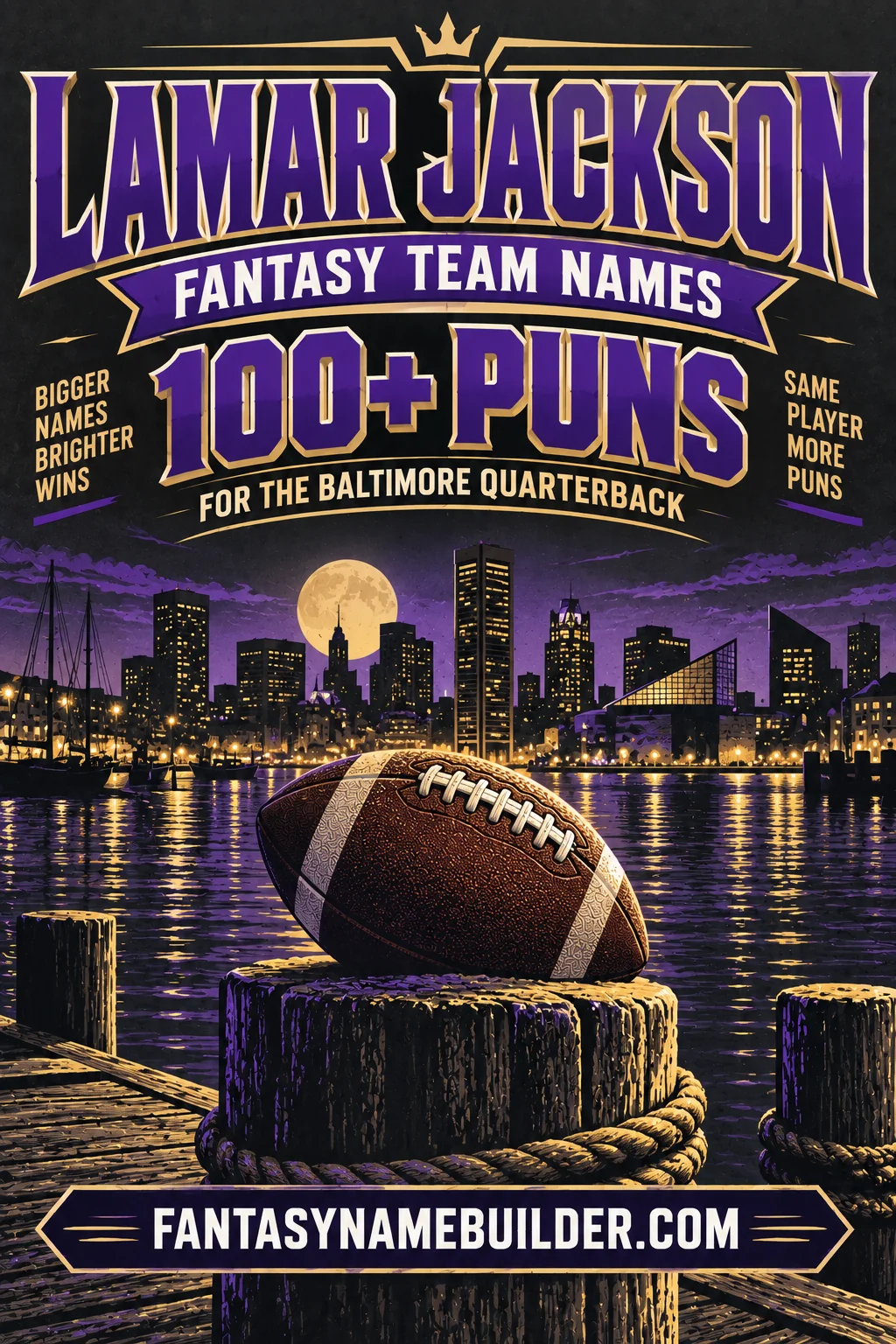 Lamar Jackson Fantasy Team Names: 100+ Puns for the Baltimore Quarterback
