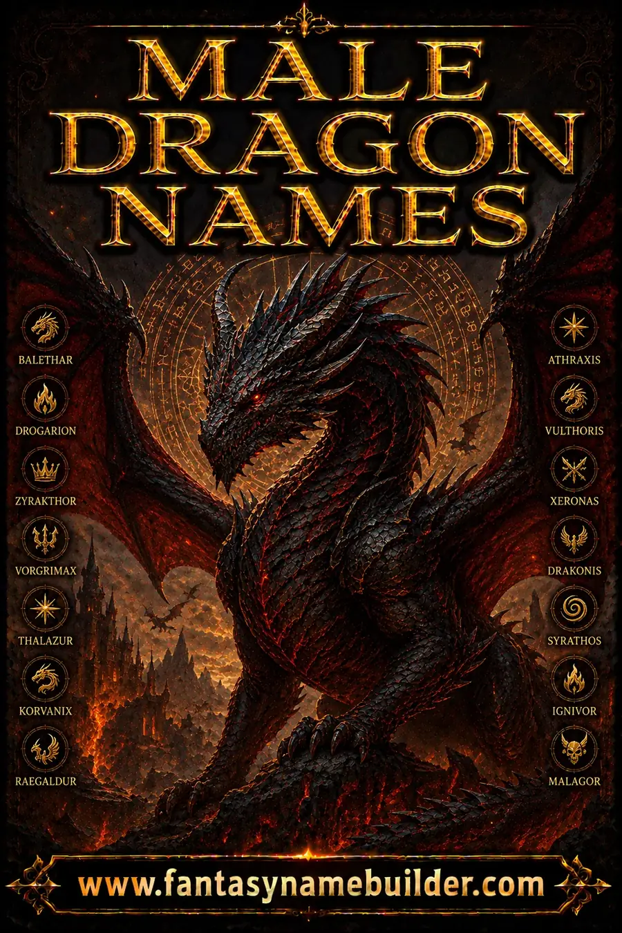 Male Dragon Names: 100 Mighty & Ancient Ideas for Fantasy