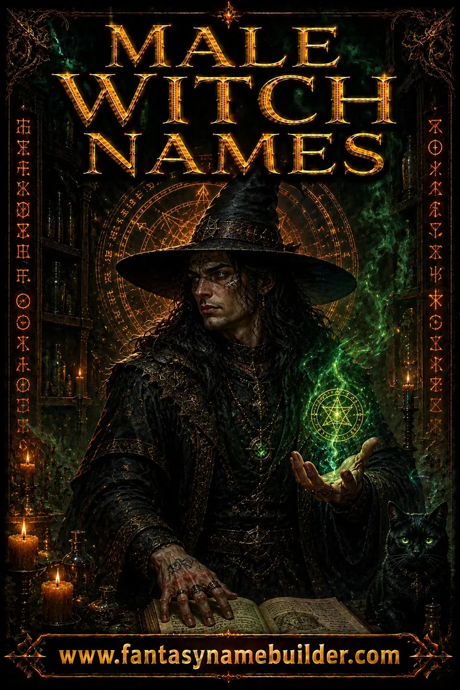 Male Witch Names: 100 Dark & Mystical Ideas for Fantasy
