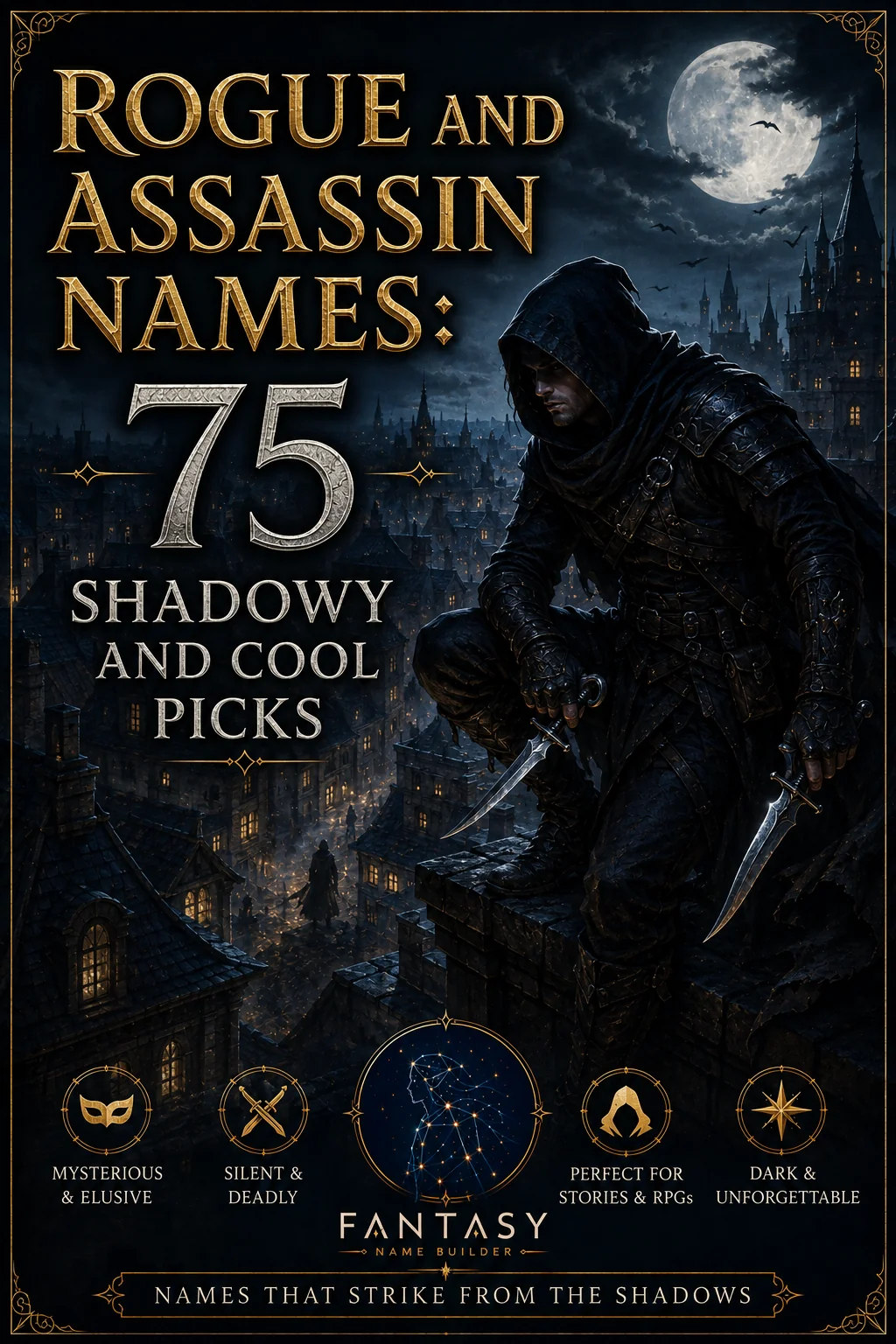 Rogue Names: 100 Sly & Shadowy Ideas for Fantasy