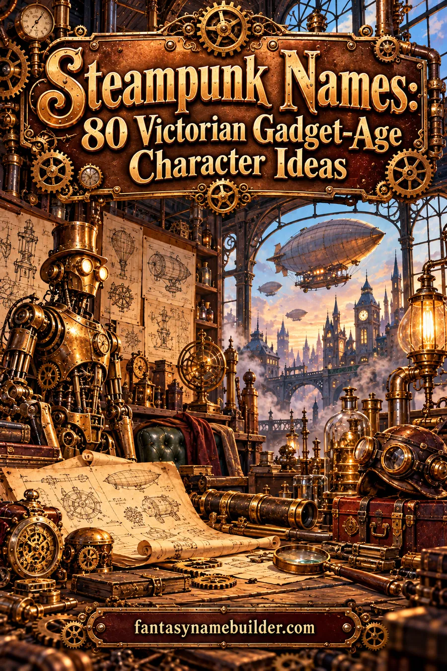 Steampunk Names: 80 Victorian Gadget-Age Character Ideas