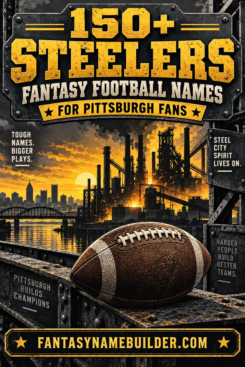 150+ Steelers Fantasy Football Names for Pittsburgh Fans