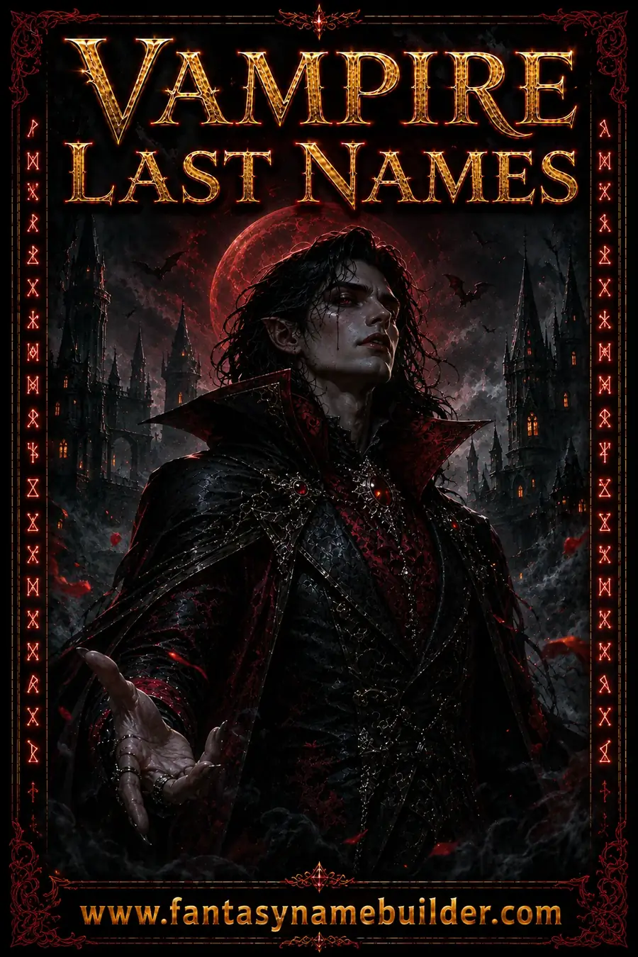 Vampire Last Names: 100 Gothic & Aristocratic Bloodline Ideas