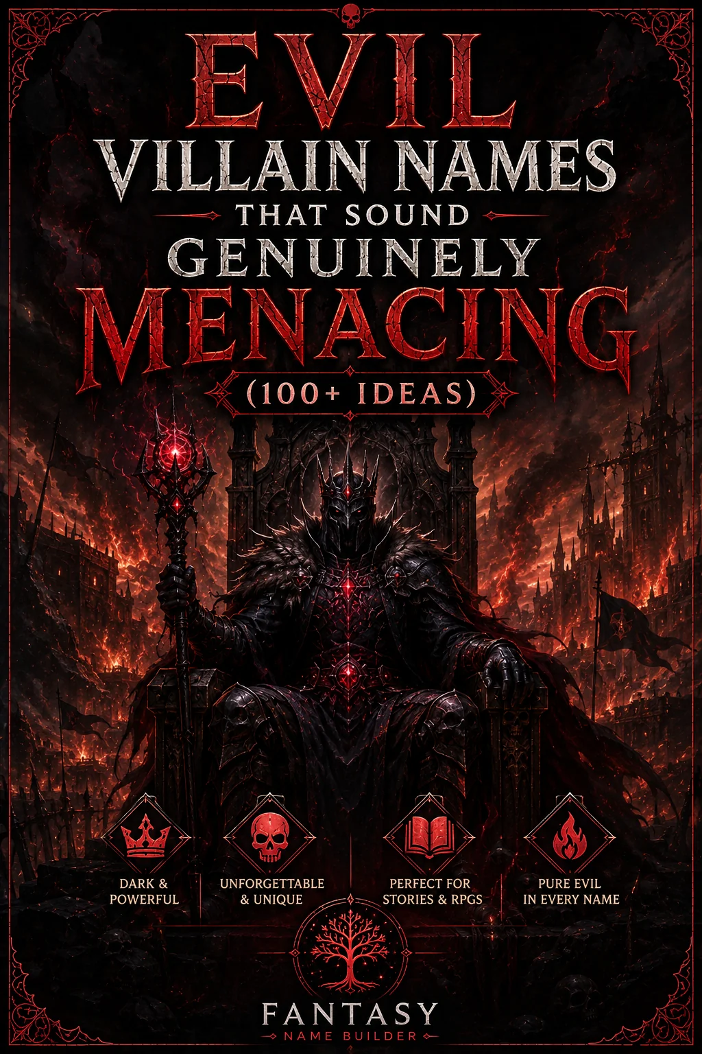 Villain Names: 100 Menacing & Memorable Ideas for Fantasy