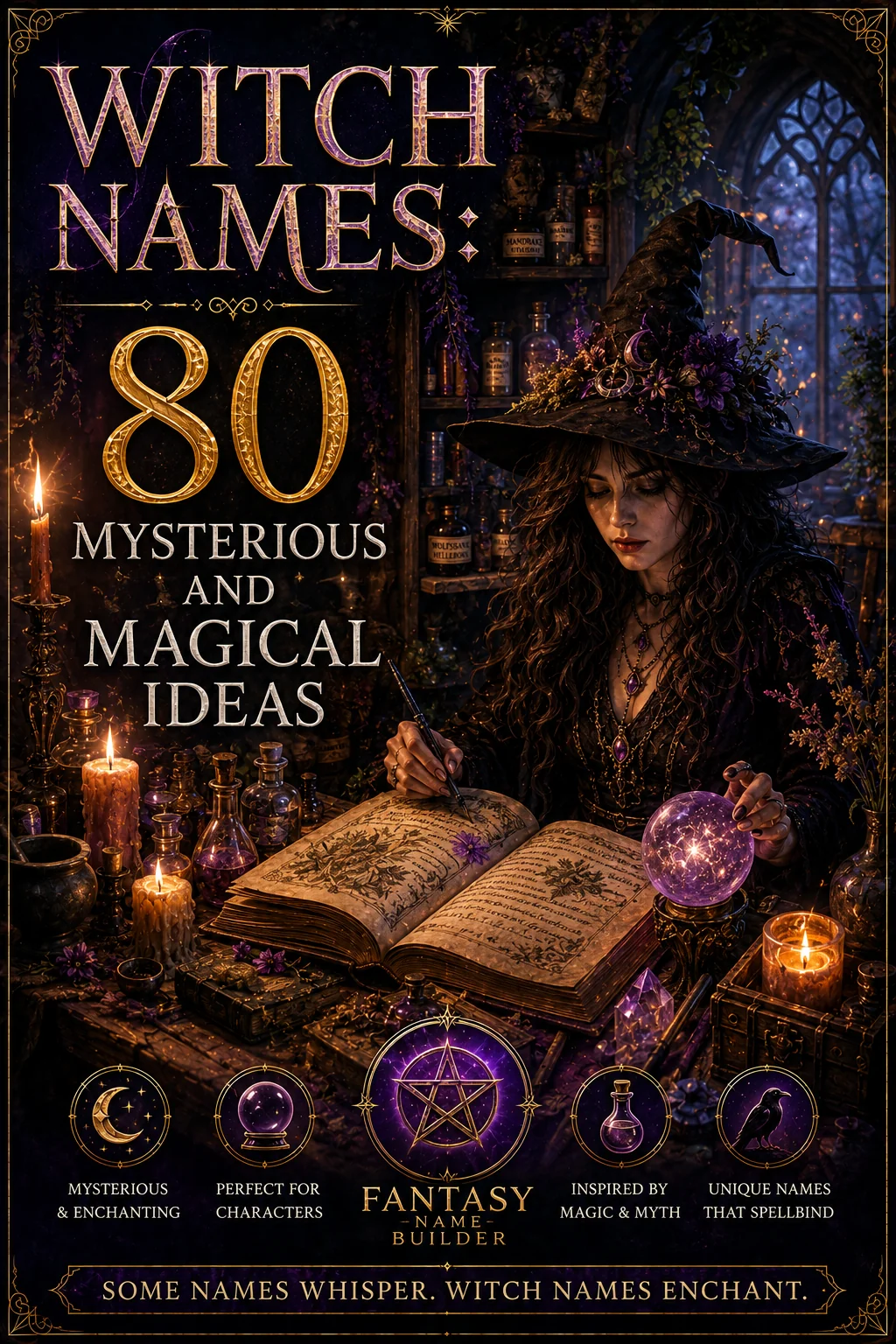 Witch Names: 90 Bewitching & Magical Ideas for Fantasy